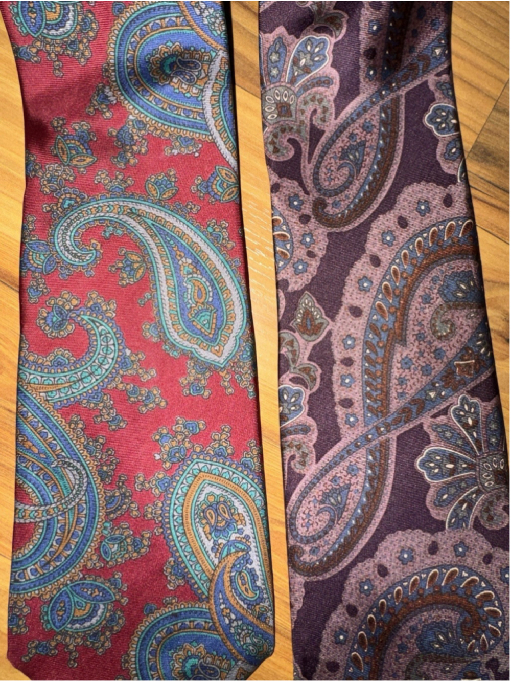 Vintage Christian Dior Silk Tie Bundle Paisley Italy Luxury Classic Designer Set - Picture 2 of 6